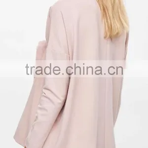 Runwaylover EY2380B Europe Style 2017 Ladies Fashion Pure Color Blouse thumbnail-2