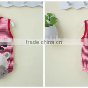 Baby Sleeveless Christmas Style Bodysuits thumbnail-1