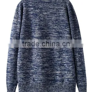 Mens High Quality Jacquard Knit Custom Sweater for Wholesale thumbnail-5