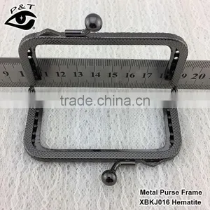 8.5cm Gunmetal Mini Purse Frame for Purse thumbnail-1