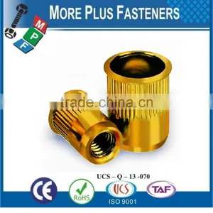 Made in Taiwan Brass Material Open Close End With Flange Bery Nuts thumbnail-5
