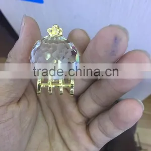 Wholesale Crystal Cinderella Pumpkin for Crystal Gifts Glass Gifts Wedding Favors JC-CP-05 thumbnail-2