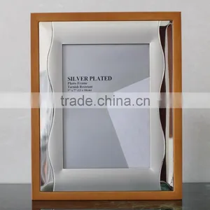 High Quanlity Assorted Design Wooden Silver Plated Photo Frame Trophy KJJ-05 thumbnail-2