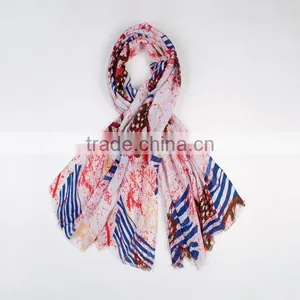 2014 Hot Selling Latest Scarf Designs Peace American Flag Scarf TS-8836 thumbnail-1