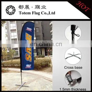 Can be OEM Custom 2.5m 3.5m 4.5m 5.5m Outdoor Full Color Heavy Duty Flying Banner Beach Flag thumbnail-3