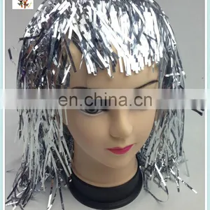Cheap Colors Carnival Party Unisex Short Tinsel Wigs HPC-0023 thumbnail-5