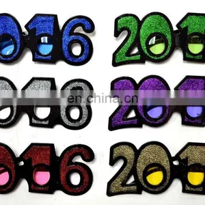 2016 New Years Eve Brand Glitter Party Glasses thumbnail-1