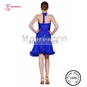 AB001high Quality Sexy Halter Lycra Dance Top thumbnail-6