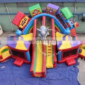 Inflatable Playground, Giant Inflatable Bouncer, Inflatable Jumping on Sales thumbnail-1