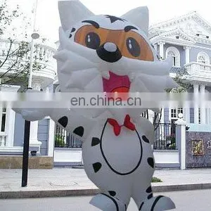 Inflatable Cute White Cat Model for Advertising thumbnail-1