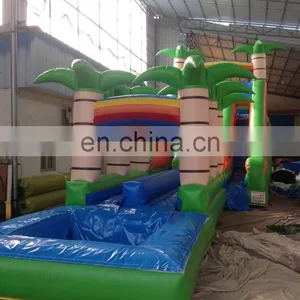 Inflatable Coconut Tree Slide With Pool, Inflatable Play Ground Equipment thumbnail-4