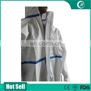Waterproof Blue Seal Strip Safety Disposable Coverall thumbnail-1