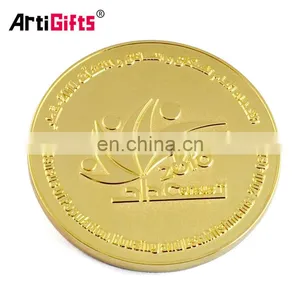 China Making Souvenir Commemorative Silver Gold Buddha Copper Blank Coin thumbnail-4