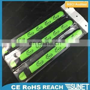 2017 Eco-friendly Multi-colored LED Armband Flashing LED Slap Bracelet Glow Hand Band thumbnail-6