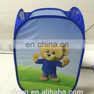 Cheap Customized Foldable Polyester Laundry Basket thumbnail-1