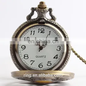 Large Fashion Retro Personality Epoxy Skull Pirate Quartz Unisex Pocket Watch Jewelry For Students Gift thumbnail-1