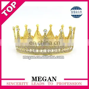 Charming Princess Prom Headband Circle Round Crown Bridal Wedding Tiara Coront thumbnail-1