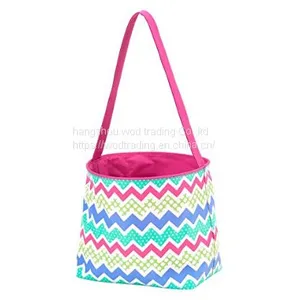 Large Fabric Bucket Tote Bag Can be Personalized thumbnail-1