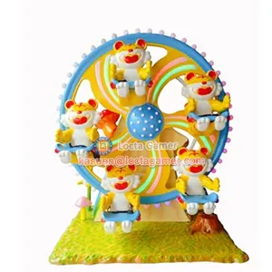Zhongshan Amusement Equipment Park Rides for Kids Mini Rides Ferry Wheel 5 Seat Litte Tiger for Sale thumbnail-3