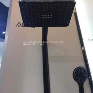 IT-P003B Shower Systems With Platform Foshan Factory Black Colour Luxury Rain Shower 3 Functions thumbnail-3