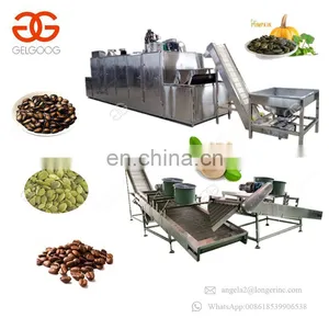 Highly Efficient Small Nut Peanut Sunflower Seeds Coffee Roaster Cashew Roasting Machine Production Line Price thumbnail-3