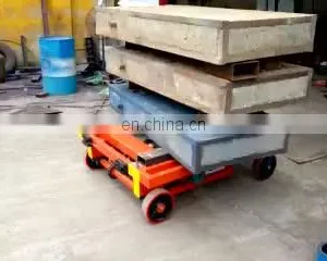 7LSJY Shandong SevenLift High Hand Truck Mobile Electric Water Hydraulic Lift Table thumbnail-1