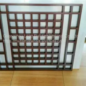 Metal Building Materials Aluminum Veneer Slat Fence thumbnail-1