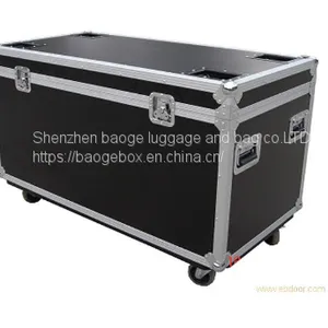 Abs Flight Material Case One Handle Two Hinges For Drum / Dj /guitar thumbnail-1