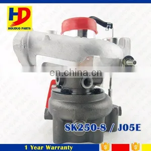 SK250-8 Diesel Engine Turbo J05E For Hino Turbocharger thumbnail-6