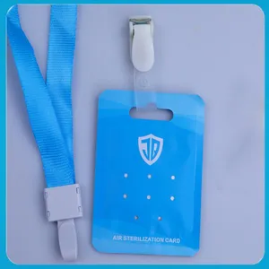 Removing Virus Block Antivirus Portable Clo2 Chlorine Dioxide Air Freshener Sterilization Protection Card thumbnail-2