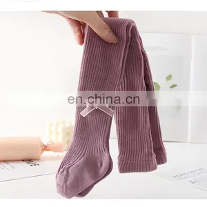 2020 Spring and Autumn Baby Bow Girls Leggings Dance Socks Children's Baby Big pp Pantyhose Boneless thumbnail-5