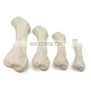 2020 Wholesale Straw Material Eco-friendly Pet Productions Real-like Dog Chewing Bone thumbnail-1