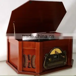 Gramophone Cd/cassette Player,multiple Record Player,bluetooth Vinyl Record Player thumbnail-6