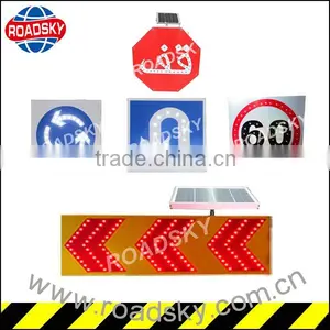 Metal Solar Led Traffic Road Signs Board thumbnail-1