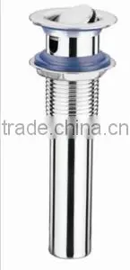 Wholesale Chaoan 201 Stainless Steel Push Down Pop up Sink Basket Strainers Waste Made in China thumbnail-1