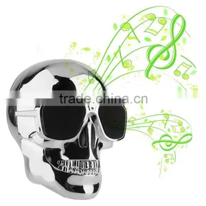 2015 Newest Products Skull Bluetooth Speaker NFC Promotional Halloween Gift Bluetooth Speakerer thumbnail-4