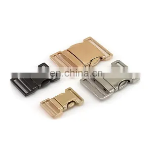 Strong Durable Exquisite Metal Zinc Alloy Buckle Dog Collar Quick Side Release Buckle For Dog thumbnail-3