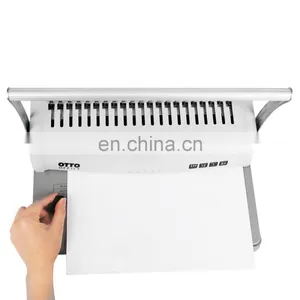 Hot Sale Manual Plastic Comb Binding Machine A4 Size Comb Binder Packing 21 Holes Paper Netbook Binding Machine thumbnail-5