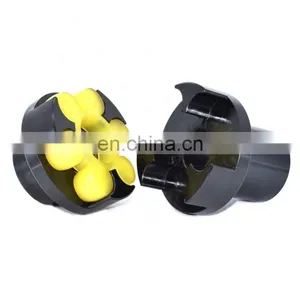Carbon Steel ML2 Jaw Plum Flower Rubber Shaft Coupling for Machine Tool Drive thumbnail-2