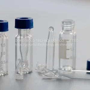 Experimental Sample Bottle With Bracket Inner Intubation Tip Bottom With Bracket Inner Intubation Transparent Brown Glass Bottle With Bracket Inner Lining Bottle thumbnail-2