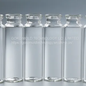 Scientific Research Laboratory Transparent Headspace Bottle Multi-gauge Glass Clamp Mouth Sampling Bottle With Gas and Liquid Chromatography Thread Flat Headspace Bottle thumbnail-4