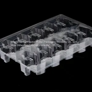 Transparent Vacuum Forming Packaging Double Blisters Plastic PET Blister Trays thumbnail-5