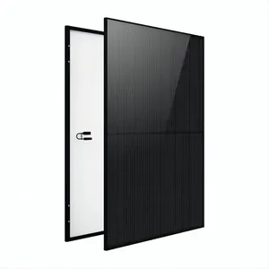 Longi Half Cell 400W 420W 440W All Black Frameless on Grid PV Module System 10 KW for HI-MO 5 Mono Solar Panel Lithium Battery thumbnail-1