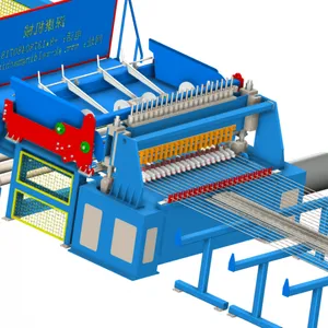 Mechanical Automatic Diameter Feeding, Automatic Net Out and Net Falling, Reinforced Mesh Welding Machine thumbnail-5