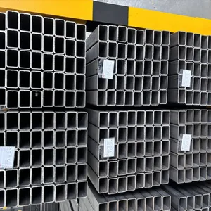 Good Quality 50mm*50mm 100mm*100mm Hollow Section Rectangular S235 S275 Stainless Steel Square Steel Pipe thumbnail-1