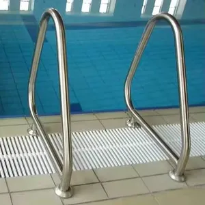Swimming Pool 304/316 Stainless Steel Material Factory 1.0/1.2mm Thicknees Overflow Swimming Pool Ladder thumbnail-4