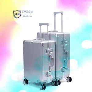Fashionable Anti-Crack Travel Set Unisex Carry-on Travel Suitcase Set Vintage Style Colorful Luggage Sets 3 Piece thumbnail-1