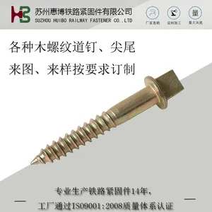 Railroad Fasteners Screw Spikes Square Rectangular Hex and Dome Heads Spikes Dog Spike Ss25 Ss8 DHS35 Sdu9 thumbnail-5