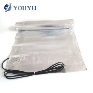 China Manufacturer Electric Outdoor Aluminum Foil Floor Heating Mat thumbnail-1