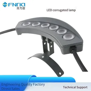 6w Led Outdoor Waterproof Corrugated Lights, 2*6w High and Low Voltage Ancient Town Tile Lights, Led Corrugated Spotlights thumbnail-2